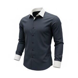 Donald J Trump Signature Collection Mens Dress shirt French Cuffs 18 34/35